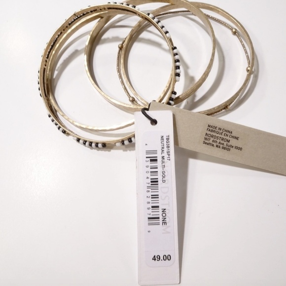 Nordstrom Treasure and Bond Bangle Set of 5 - Picture 1 of 5